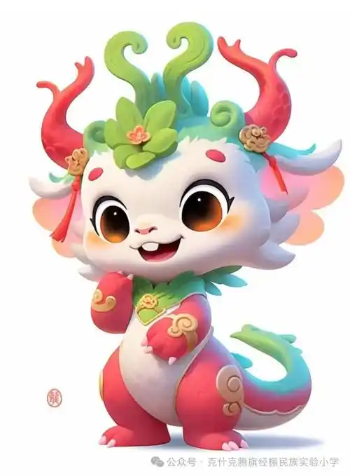 经棚民族实验小学征集校园吉祥物啦!_作品_设计_办学