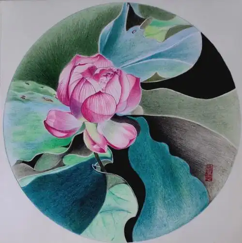 临摹@日月知小老师的彩铅作品,老师换了笔,我也就从零开始了,尺寸大