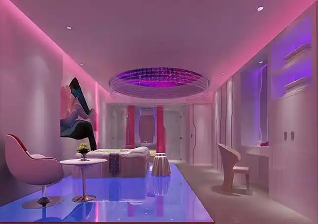 西安若兰女子spa会所设计效果图