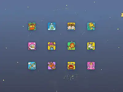 像素图标(十二星座)