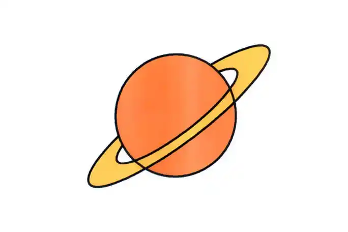 火星简笔画的画法