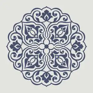 波斯圆形图案.照片