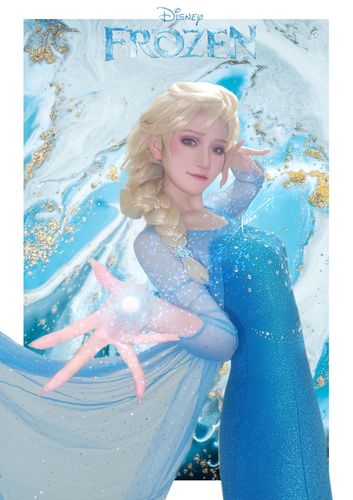 艾沙公主大人冰雪奇缘爱莎女王成人服装白雪民族服装