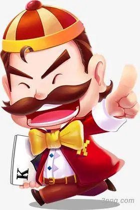 卡通唐装老爷爷png素材透明免抠图片-卡通手绘