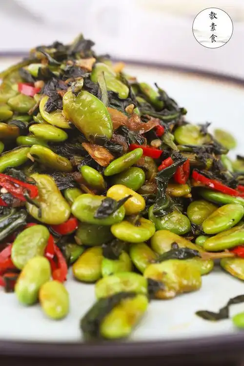 超接地气的咸菜毛豆,早饭少不了它!