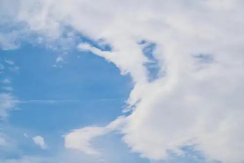 好看的蓝天白云背景图