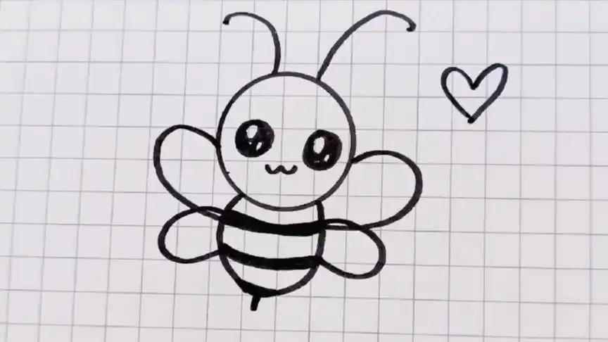 超简单的一个小蜜蜂简笔画-母婴亲子视频-搜狐视频