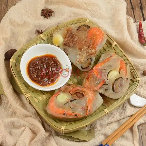 10个装大潮汕小吃 潮阳特产鲎粿配沙茶酱 豪果毫粿 三斤年货 6个装