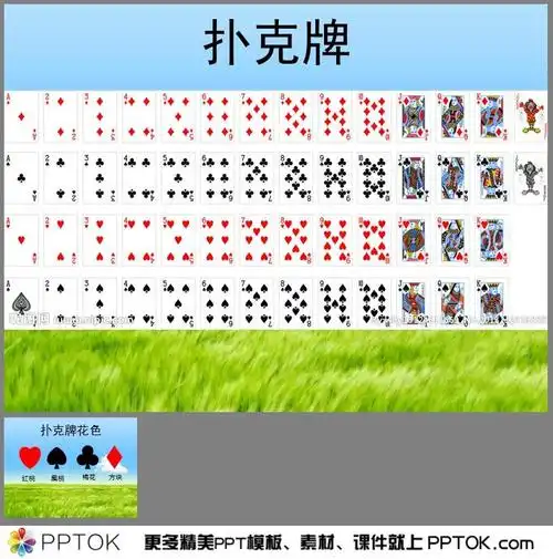 认识扑克牌ppt