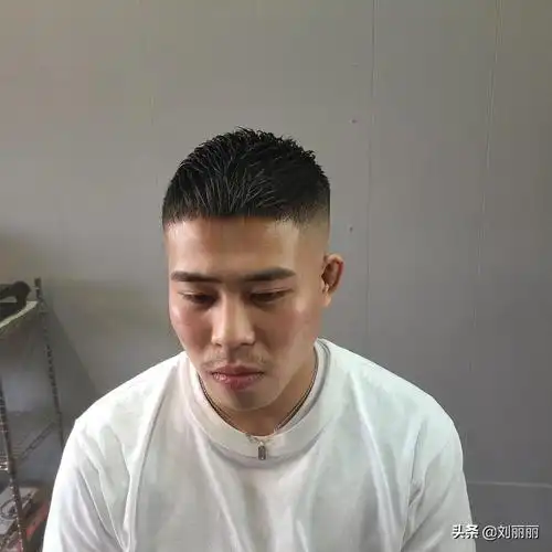 飞机头烫发,两侧铲短半扎发,流行男发看这里