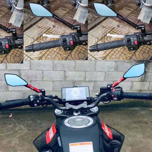 适用贝纳利小黄黄龙bj25015银刃bj250t8暴龙后视镜倒车摩托车后视镜