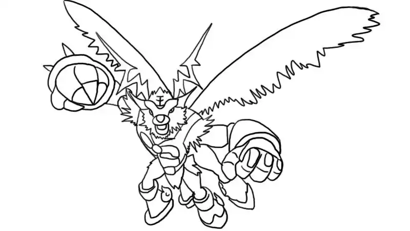 五灵王简笔画怎么画