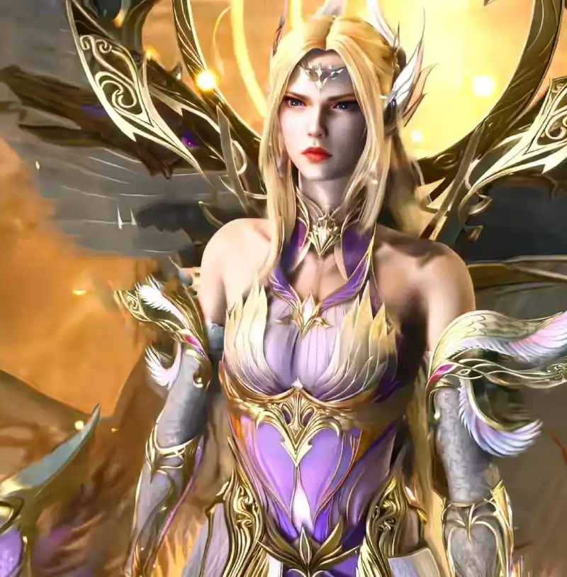 斗罗大陆高清壁纸1——千仞雪 啊啊啊!小雪成神后的建模也太好看了吧!