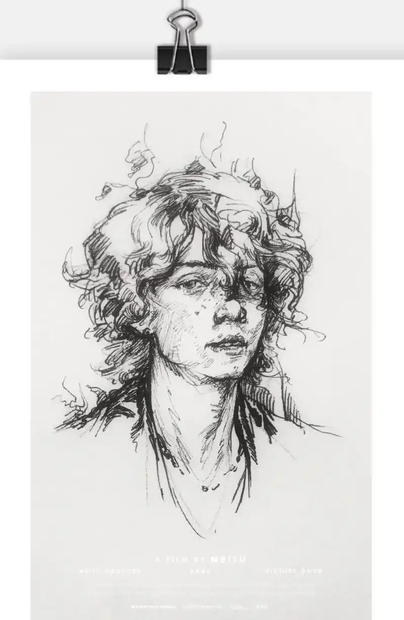 春风回暖 人间日常.#美术生#速写头 #画画#速写人物 - 抖音