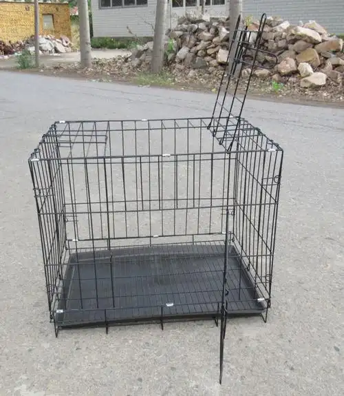 专业生产宠物笼外贸高品质出口折叠铁丝狗笼中小型犬笼具厂家