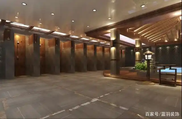 沐浴澡身更洁心丨中式洗浴中心装修实例分享