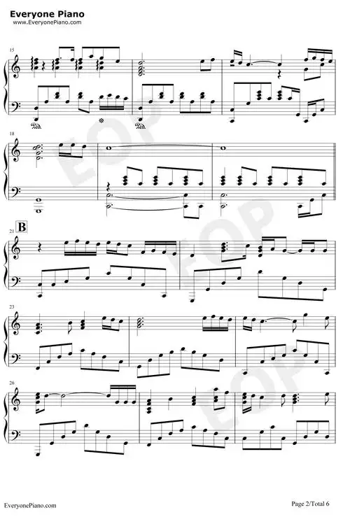 (everything i do)do it for you钢琴谱_布莱恩亚当斯_罗宾汉主题曲