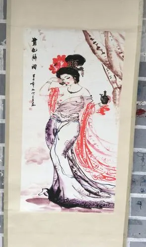 捡漏了,捡漏了,超低捡漏,何家英作品《贵妃醉酒》宣