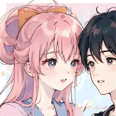 可爱并且超级甜蜜的卡通情侣头像 简单好看的卡通情侣头像合集_情侣头