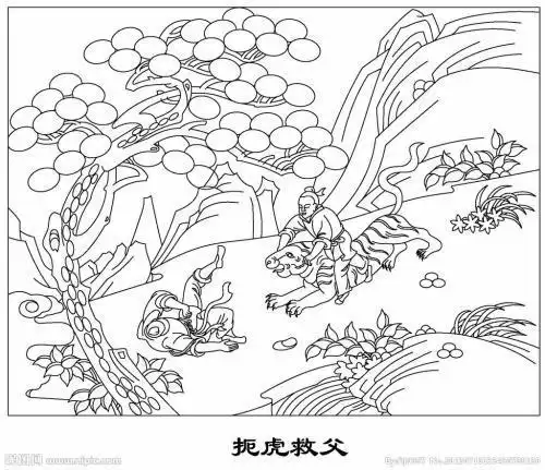 儿童二十四孝简笔画 简笔画图片大全-蒲城教育文学网