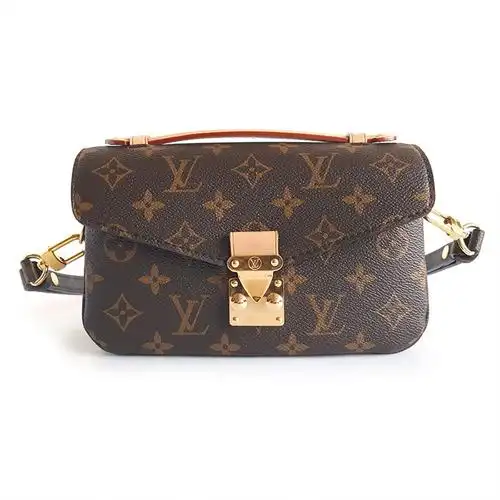 二手lv路易威登m46279女士老花新款小邮差包单肩斜挎包