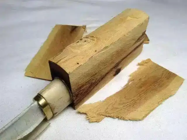 小技能教你如何做一把小猎刀的刀柄