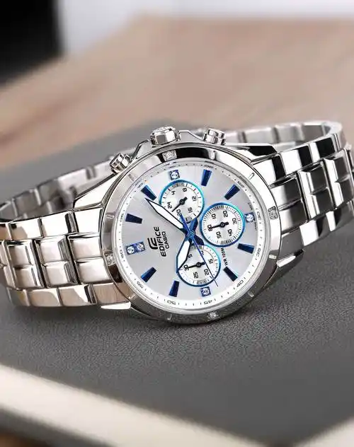 卡西欧casio ef系列三眼多功能商务休闲石英男表ef-544d-7a2vupf_唯品