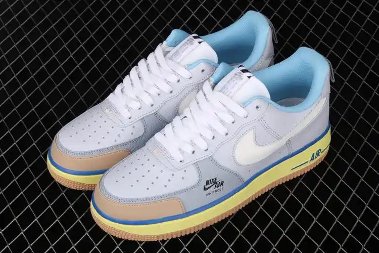 nike air force 1 premium"shadow grey"空军一号侧面logo 3m反光低帮