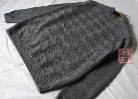 这种花样编织男士毛衣还是很赞的!有图解有说明!