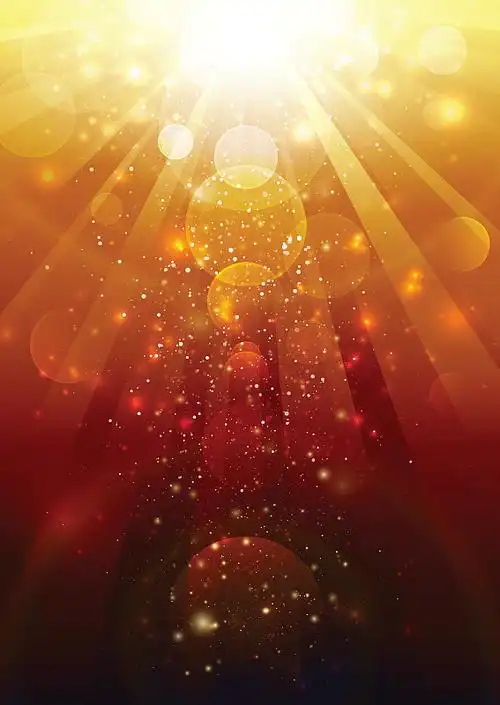 金色和红色混合在一起插画下载