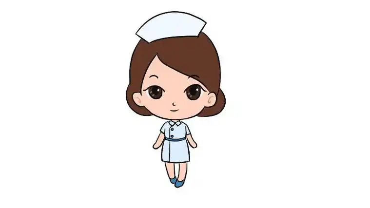护士简笔画怎么画简单又漂亮 - 童乐福儿童网