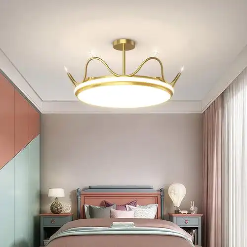 惜光者卧室吊灯儿童房吊灯现代轻奢灯房间灯led星空顶灯具