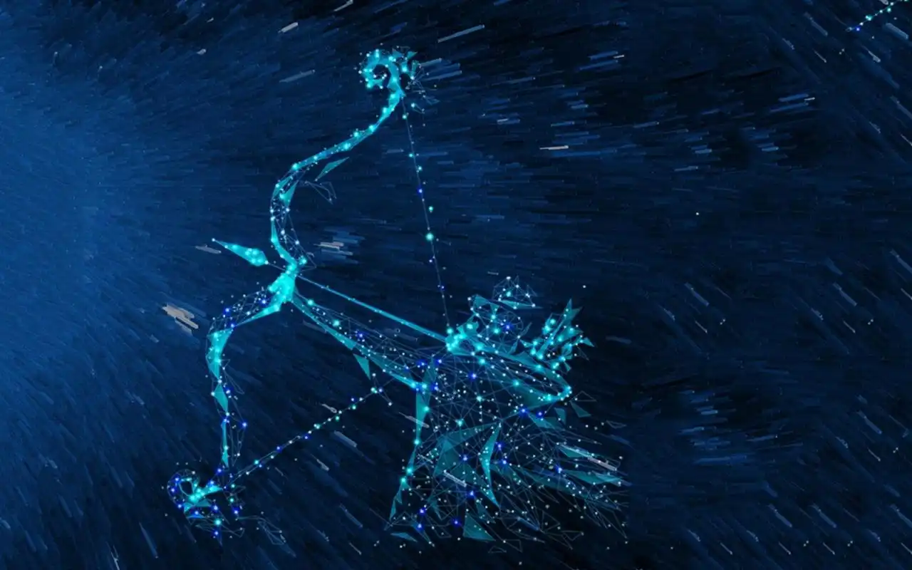 射手座梦幻星空插画