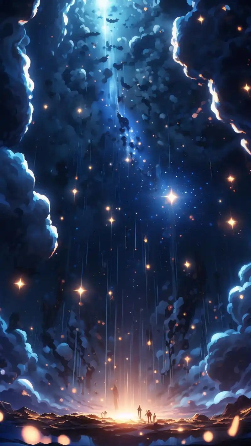 深蓝色星空背景壁纸90超有氛围感95 谁能拒绝深蓝色星空背景壁纸