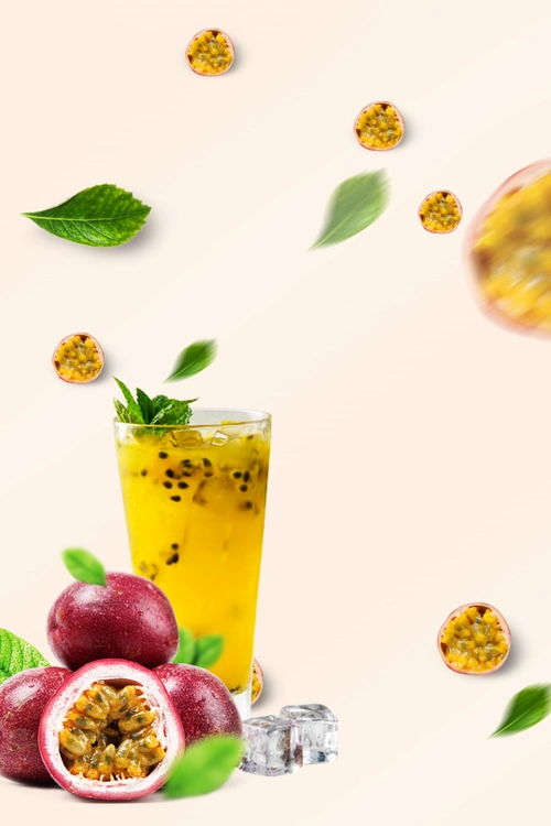 水果百香果促销海报