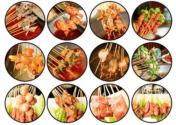 是一家正宗地道的串串香,集锅底麻辣鲜香,菜品新鲜多样,各类的串串