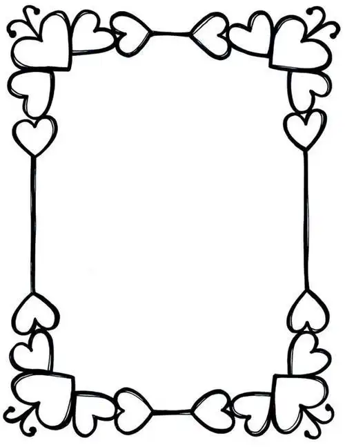 简笔画板报花边100种花边简笔画简笔画花边好看花边简笔画手抄报 花边