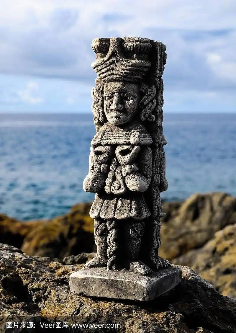 玛雅雕像