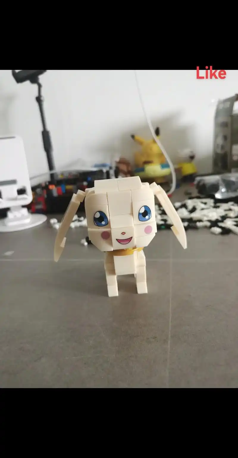 第五只,小狗兽!#数码宝贝 #模型 #手办 - 抖音