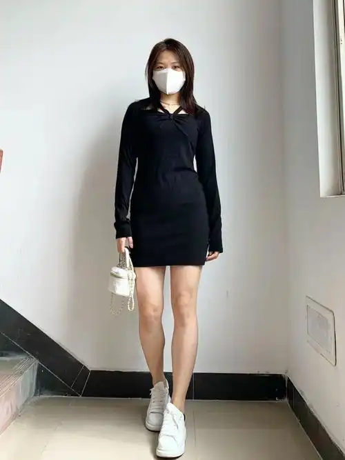 5 小腿35-好久没穿辣妹裙了～今天升温安排上94微胖女孩都爱的辣妹