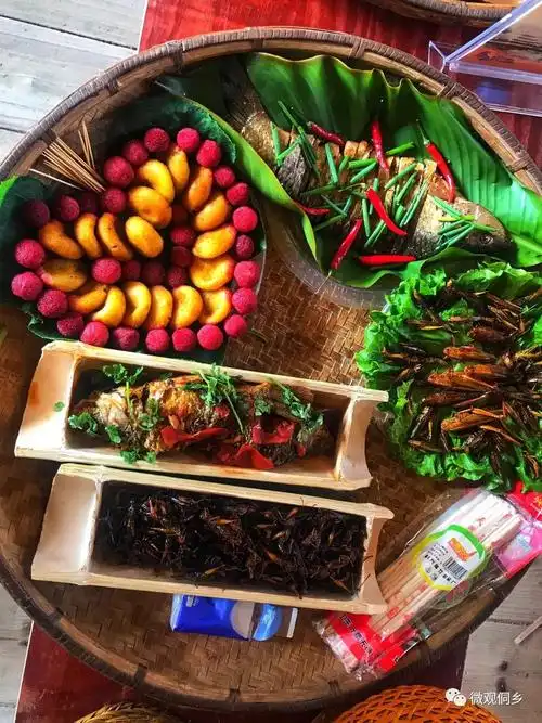 广西三江平流侗寨百家饭最美的侗族美食文化盛宴