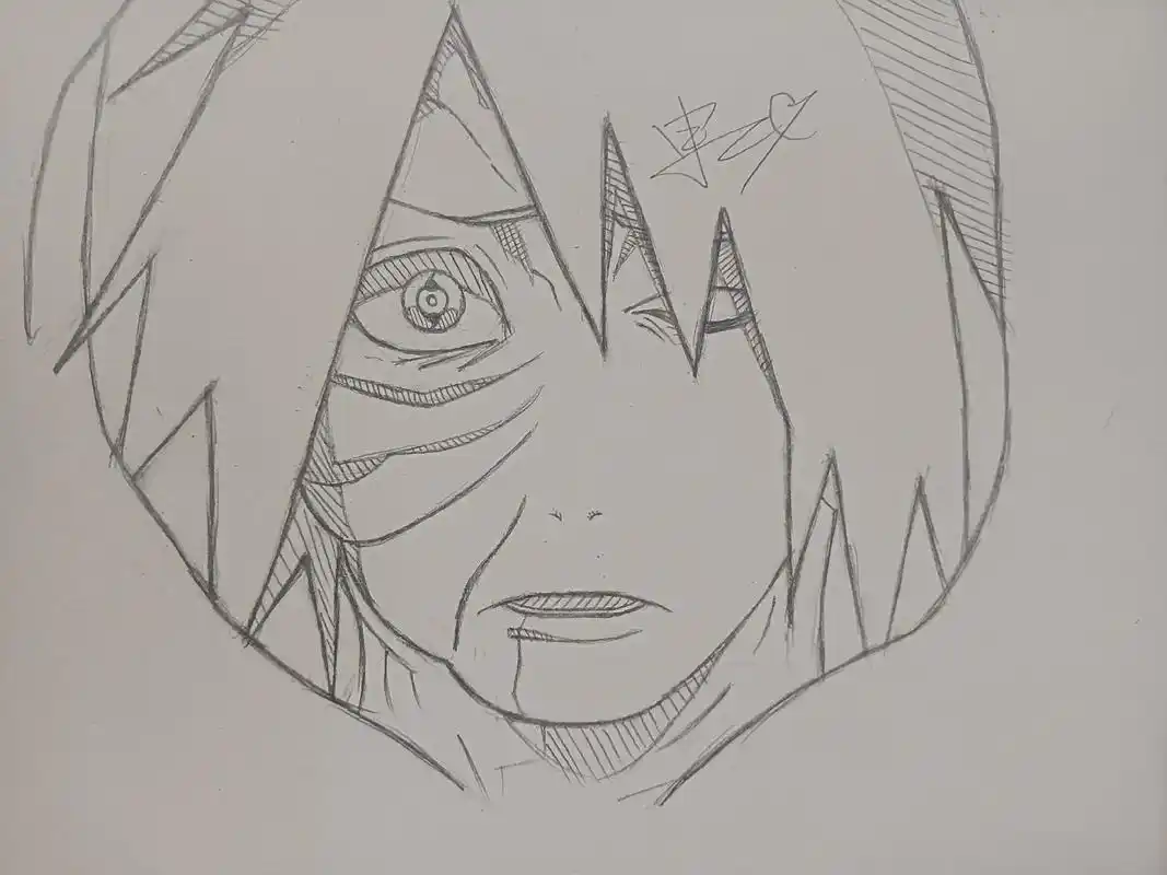 手绘 #临摹 #火影忍者 #绘画 #带土  记忆深处的你是 - 抖音