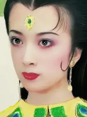 创作灵感 #孔雀公主 #金巧巧 当年西游记里最美女神,大家看看像吗?