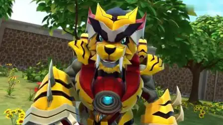 猪猪侠:铁拳虎要发飙了,还是没能打败石像