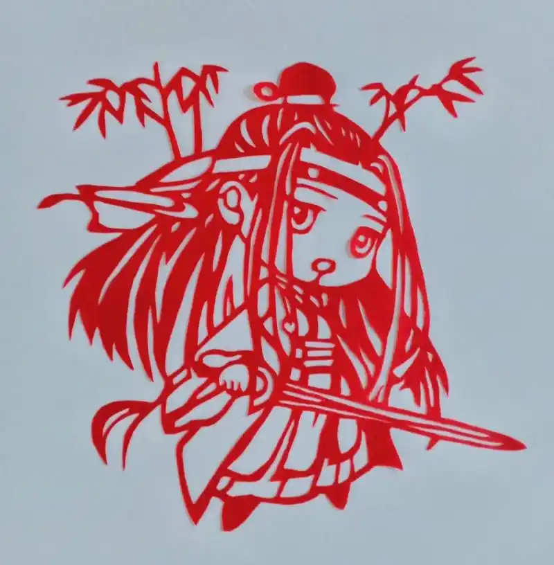 【刻纸欣赏】动漫人物刻纸.