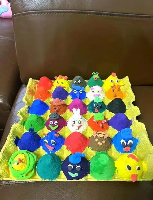 🥚鸡蛋壳变宝手工diy🎨