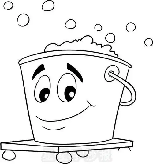 水桶简笔画