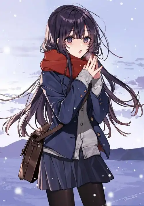 p站美图推荐——围巾少女特辑-动漫之家新闻站