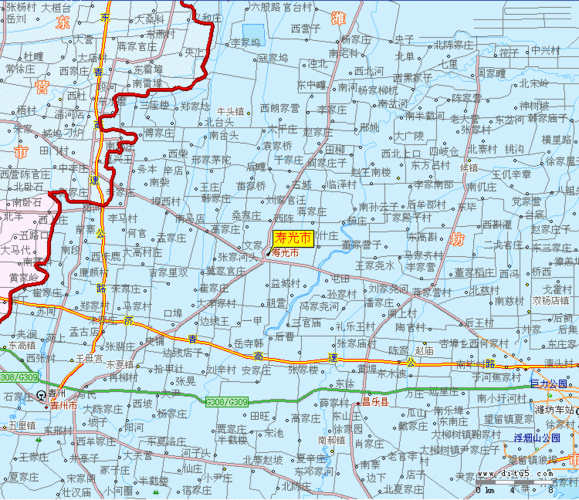 寿光市地图全图