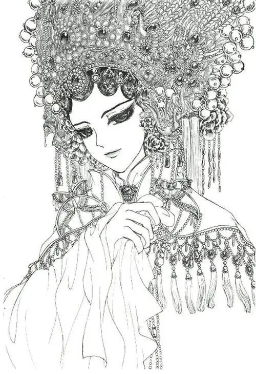 戏曲人物简笔画手绘戏剧人物简笔画儿童戏曲古风京剧戏曲人物简笔画